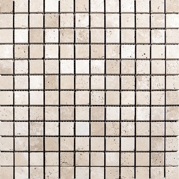 Regular Mosaic Processing Roman Travertine