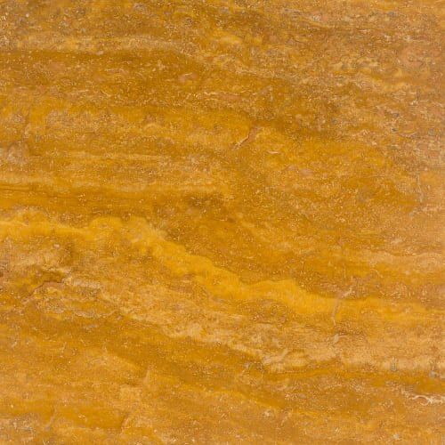 Yellow travertine, cross cut