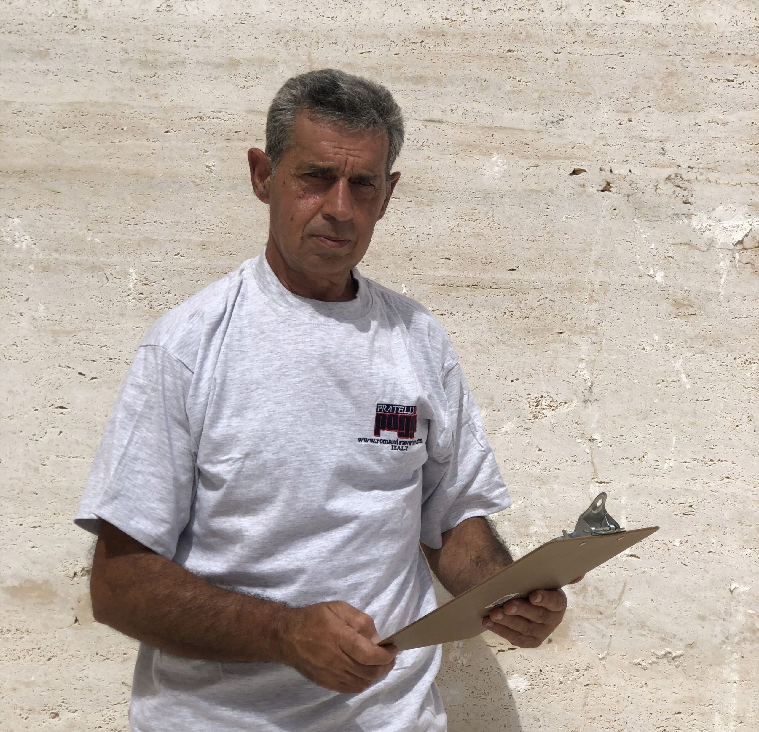 Travertine Quarry manager