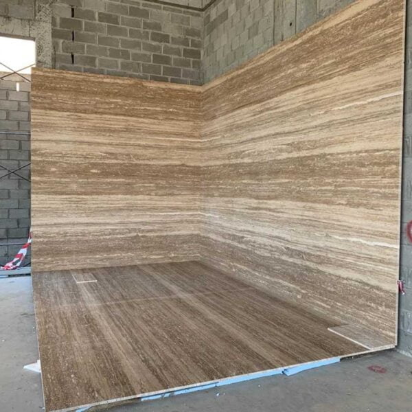 Vein Match Processing - Roman Travertine Darks