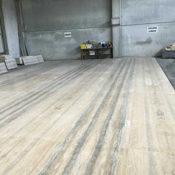 Vein Match Processing - Roman Travertine Silvers