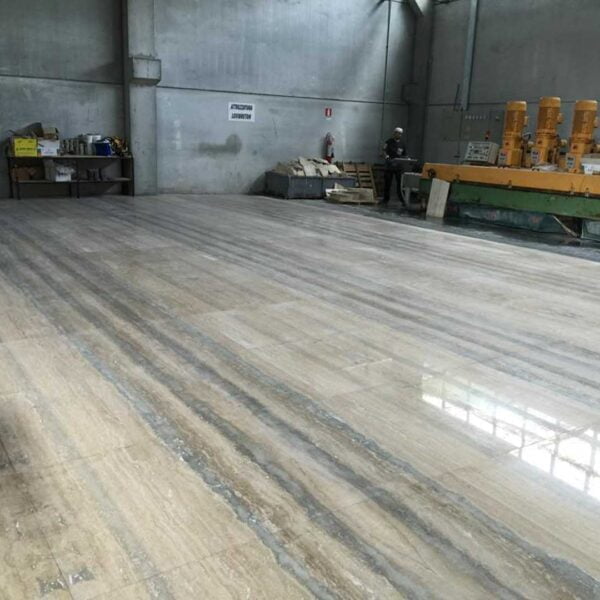 Vein Match Processing - Roman Travertine Silvers