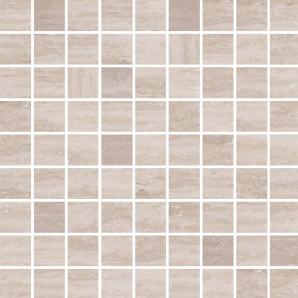 Regular Mosaic Processing Roman Travertine