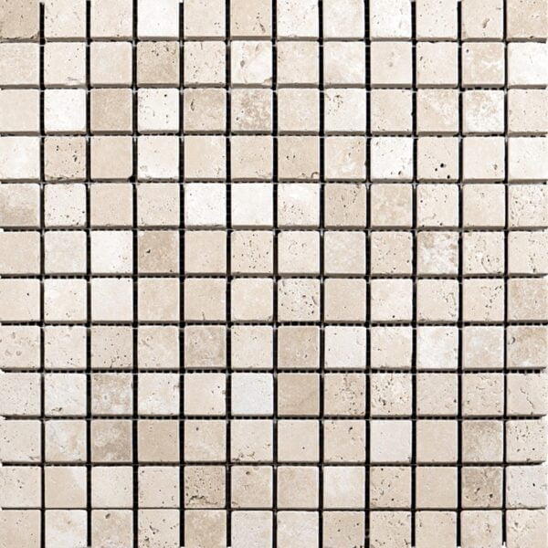 Regular Mosaic Processing Roman Travertine