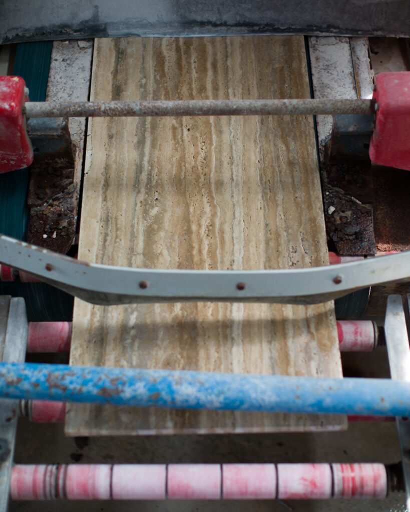 brushed roman travertine