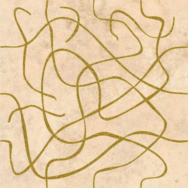 Inlays and Engravings - Gold Processing Roman Travertine