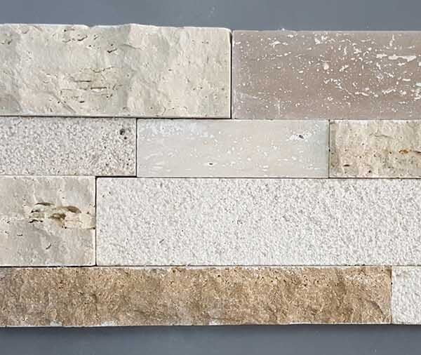 Irregular Mosaic Processing Travertino Romano