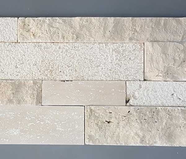 Irregular Mosaic Processing Travertino Romano