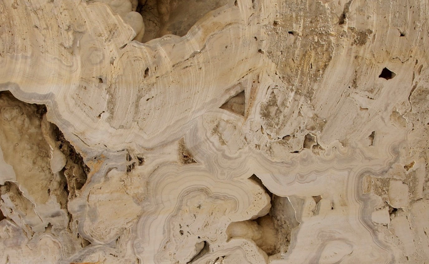 travertine deposition