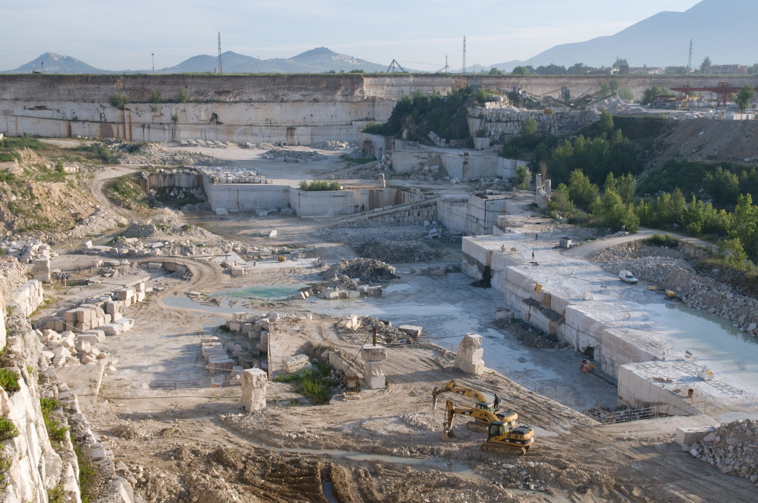 Cave del Barco: le cave di travertino romano di Tivoli