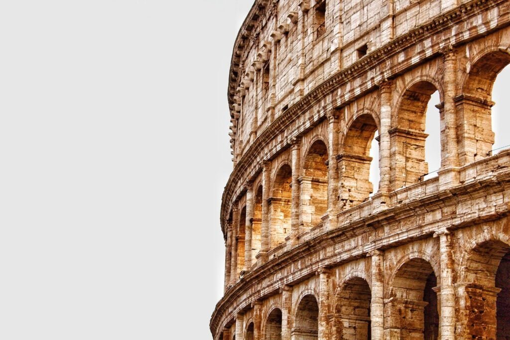Colosseum Rocks The stone of the Colosseum, Roman Travertine - Poggi Bros
