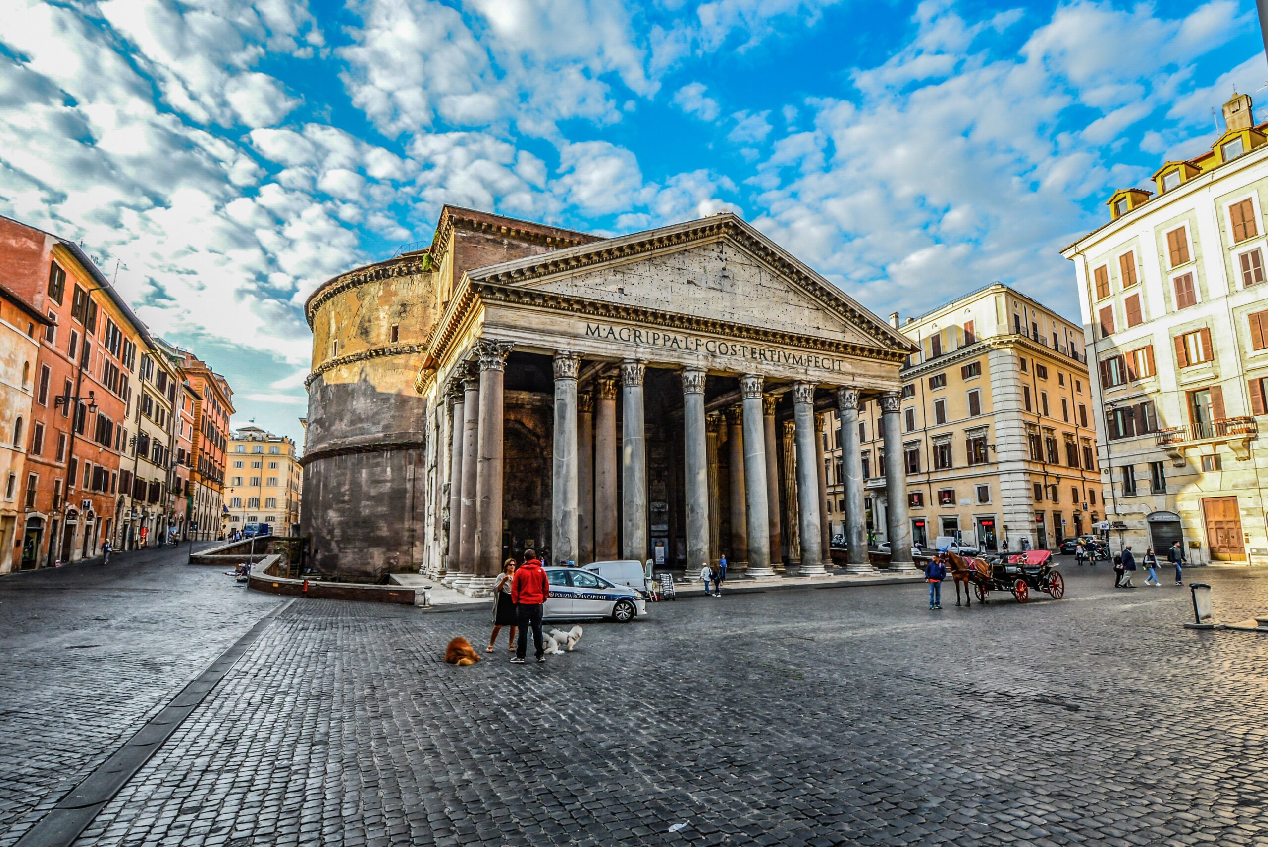 pantheon roman travertine