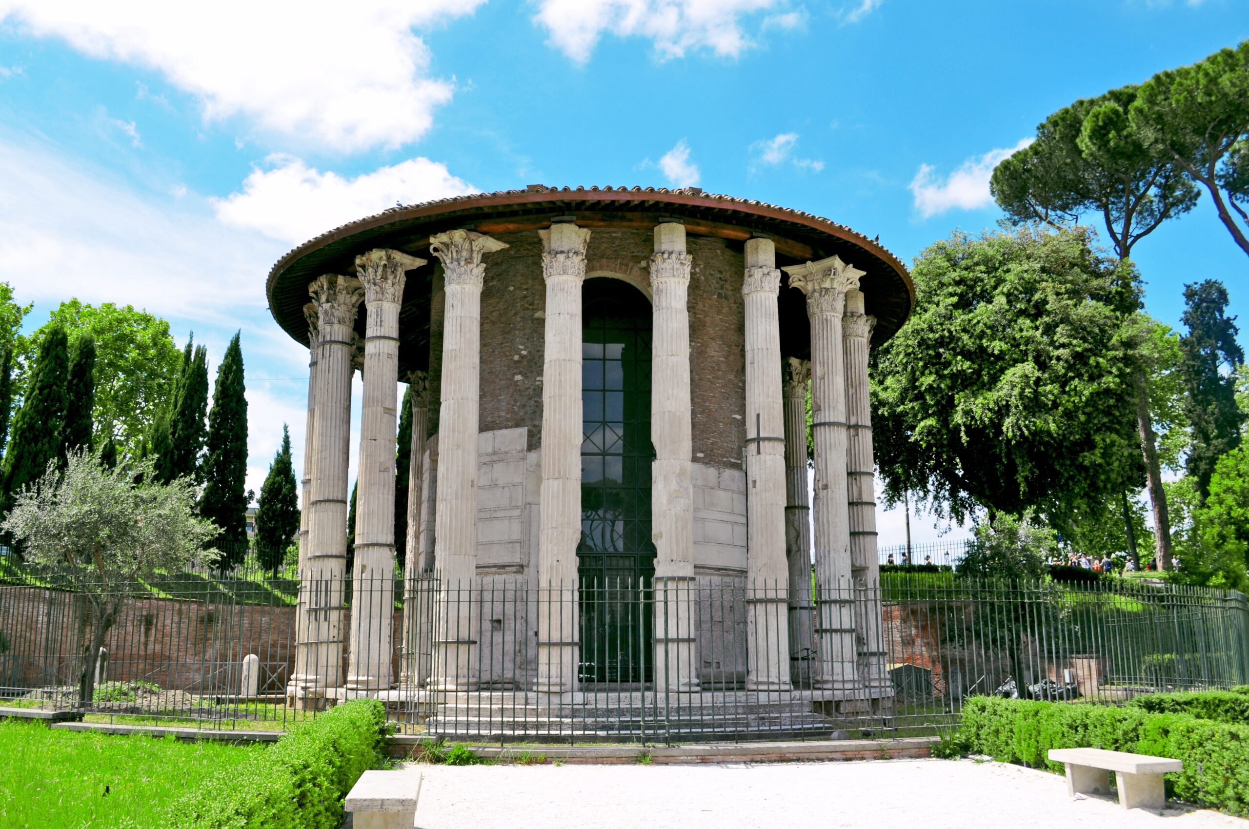 Temple of Portunus travertino